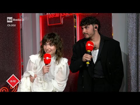 Intervista a Madame e Izi - Radio2 a Sanremo 10/02/2023