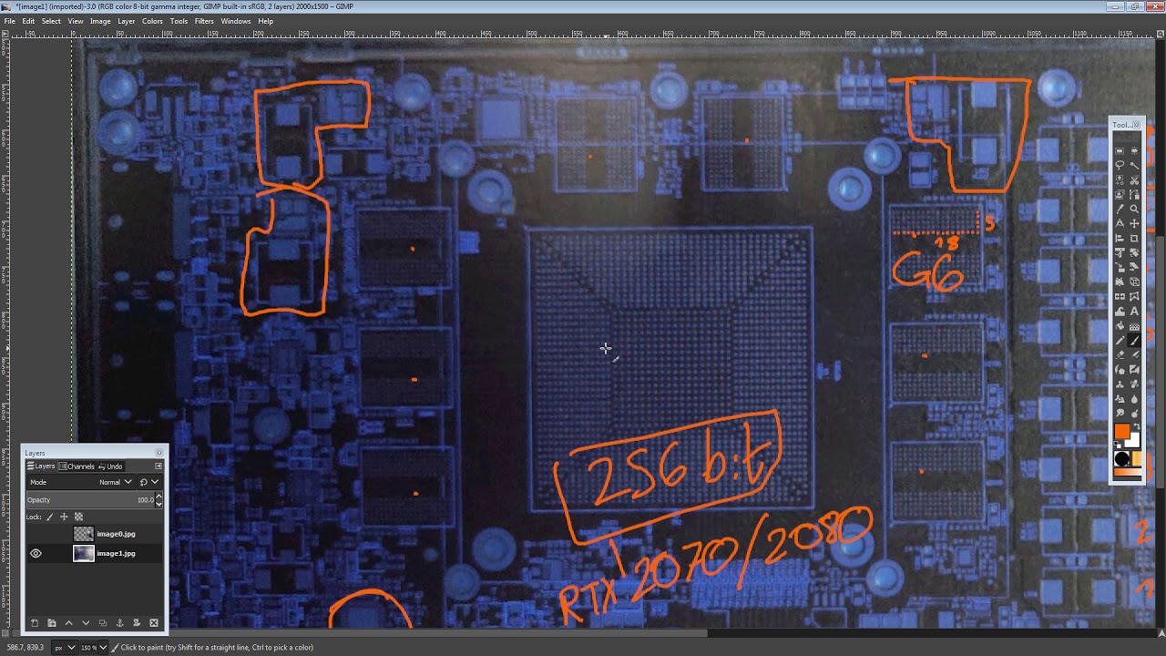 Baseless speculation over a GDDR6 AMD GPU PCB - YouTube