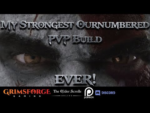 ESO "KRATOS" DK Build 4.0 - My Strongest Outnumbered PVP Build EVER! #godofwar #elderscrollsonline