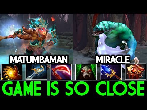 Matumbaman [Monkey King] ft Tidehunter by M-God Game is So Close 7.21 Dota 2