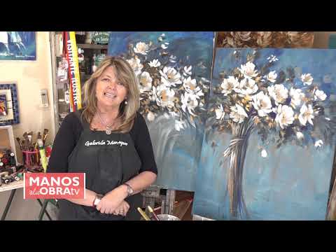 Manos a la Obra TV  2019  Programa 75 Pintar Flores - Sellos - Pintura Decorativa