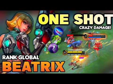 ONE SHOT! BEATRIX BEST BUILD 2021 | TOP GLOBAL BEATRIX GAMEPLAY | MOBILE LEGENDS✓
