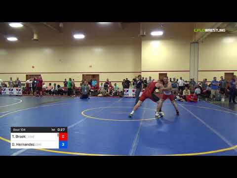 2018 Marine Corps US Open/Masters A Greco Roman 88 Con Semis - Tim Brooks (Love) Vs. Daniel Hernan