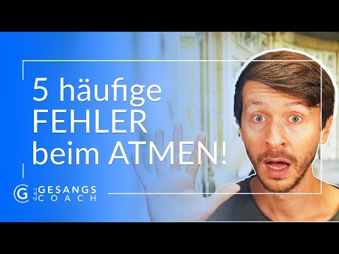 Die 5 häufigsten Fehler beim Atmen - Vermeide DIESE, um gut zu singen!