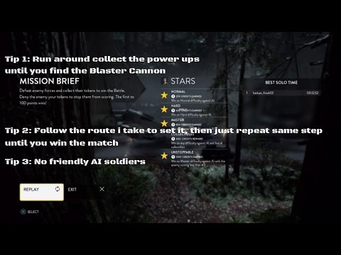 Star Wars Battlefront - Battle On Endor Master Difficulty (Guide)