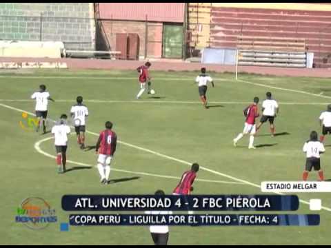 Atlético Universidad 4 - 2 FBC Piérola - Copa Perú - Cercado - Tvmundo Deportes 2014