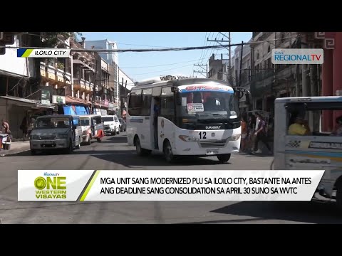 One Western Visayas: Mga unit sang modernized PUJ, bastante na antes ang deadline sa April 30?