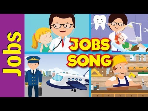 Jobs Song for Kids | What Do You Do? | Occupations | Kindergarten, Preschool, ESL | Fun Kids English