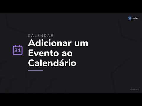 Adicionar um Evento ao Calendário