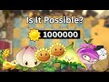 Can You Reach 1Million Sun In ONE LEVEL Of Plants Vs Zombies 2