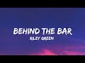 Riley Green - Behind The Bar (lyrics)
