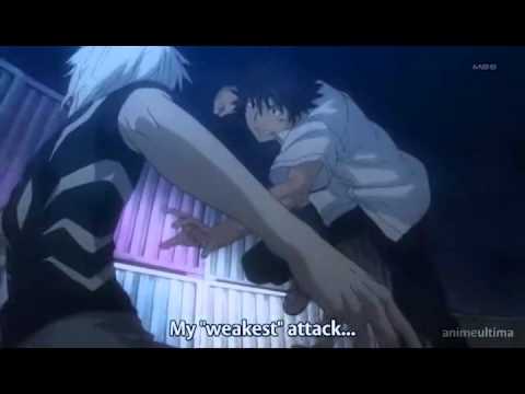 Toaru Majutsu no Index - Touma punches Accelerator