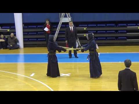 Kendo Open de France 2017 final 7e dan YAMASAKI YOICHI vs SOULAS ALLAN