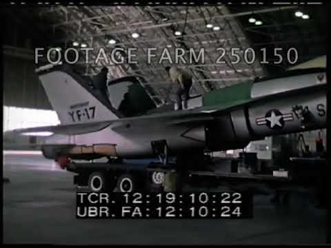 YF-17 Arrival And Offload, Edwards AFB - 250150-03 | Footage Farm Ltd