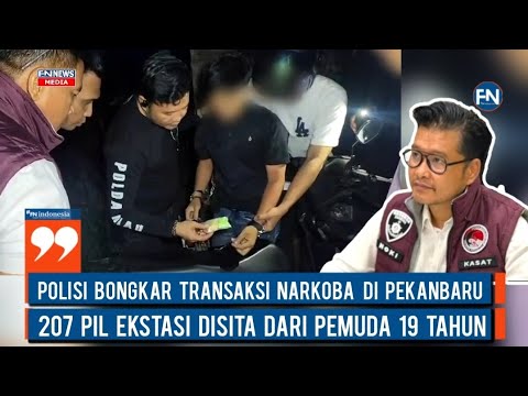 Polisi Bongkar Transaksi Narkoba di Pekanbaru, 207 Pil Ekstasi Disita dari Pemuda 19 Tahun