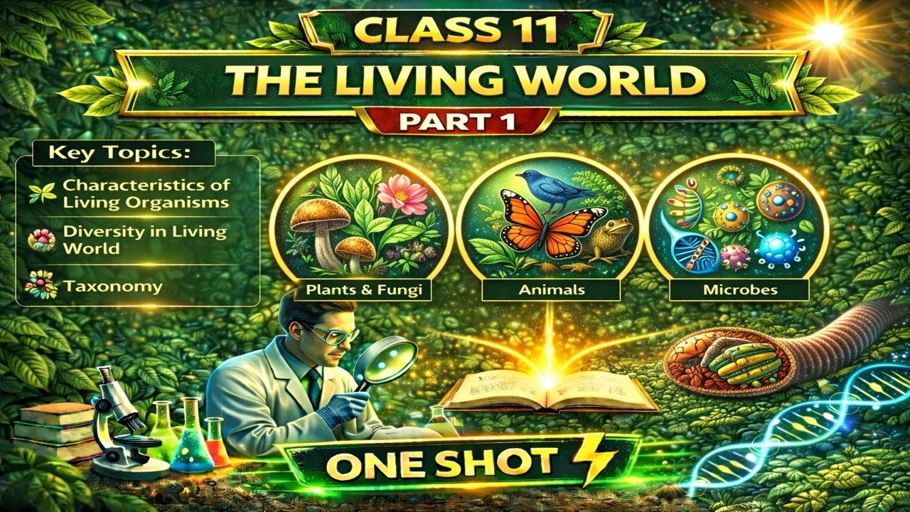 CBSE Class 11 || Biology || The Living World || Part-I || Animation || in English