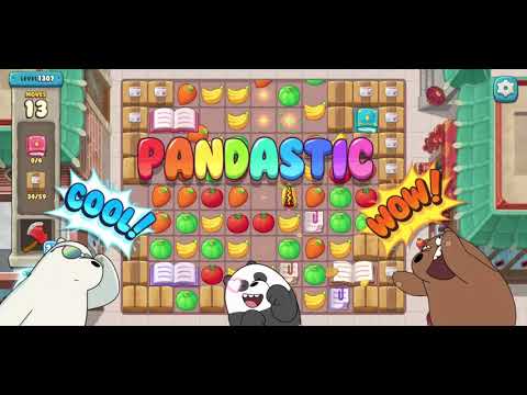 We Bare Bears Match3 Repairs Level 1307 - No Boosters