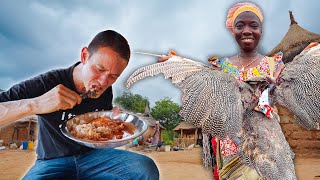 Whole GUINEA FOWL Stew in Africa!! MOST REMOTE Village Food in Côte d'Ivoire!! 🇨🇮 - YouTube