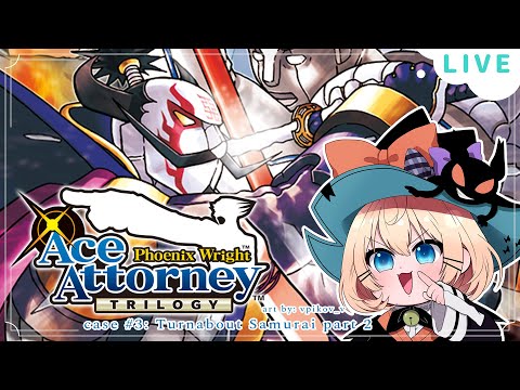 【Ace Attorney #3】Finishing Case 3: Turnabout Samurai  ☆⭒NIJISANJI EN ✧ Millie Parfait ☆⭒ #SPOILERS