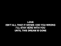 Cam Burning House Lyrics On Screen 