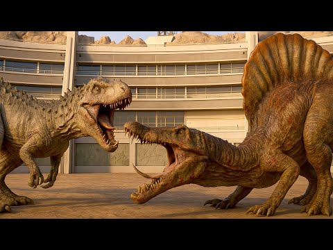 ALL Large Carnivores Battle Royale in San Diego – Jurassic World Evolution 2