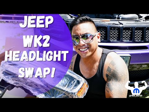 jeep grand cherokee headlight replacement
