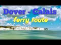 Dover  Calais by Ferry.  Watching Dover Cliffs from Ferry