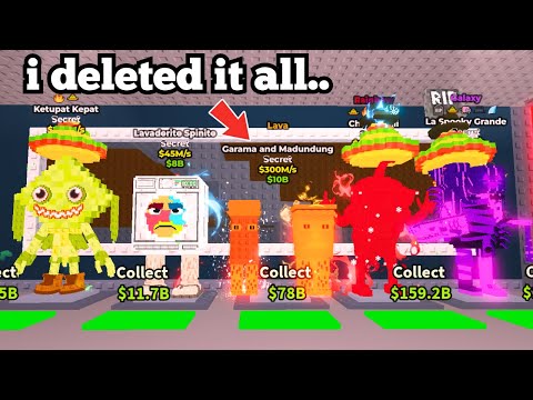 Every BRAINROT I Steal, I Have To DELETE..