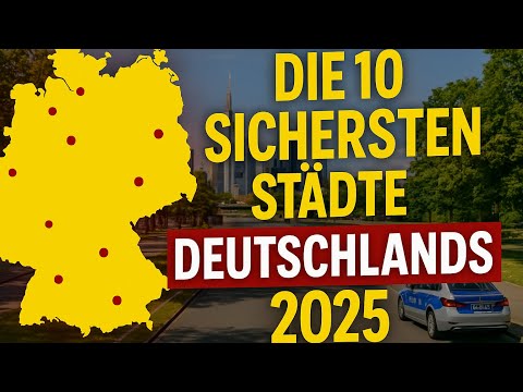 Die sichersten Städte Deutschlands 2025 | BKA-PKS 2024 Ranking