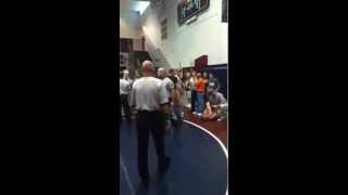 preview picture of video 'Garrett High School Wrestling fight!!!'
