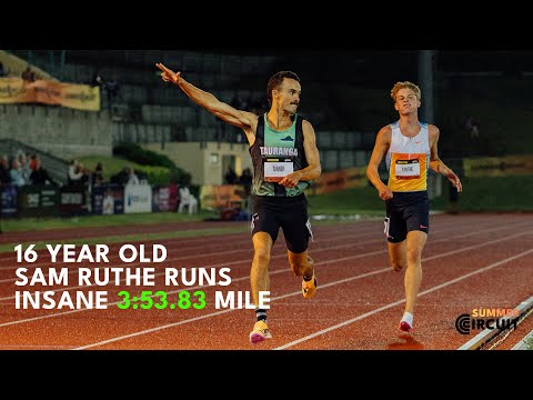 Sam Ruthe Runs Insane World Best Mile for a 16 Year Old!
