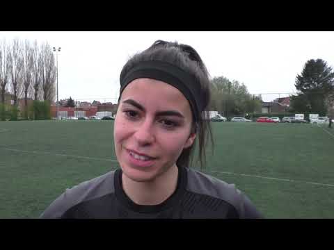 Carla Goncalves après BX Brussels - RWDM Girls le 16.04.2023