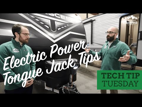 Electric Power Tongue Jack Operation & Override Tips | Country Camper