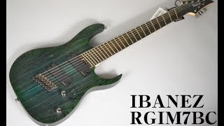 Video thumbnail for スタッフが弾いてみた！IBANEZ  RGIM7BC【Shimamura Music Shizuoka】 by 島村楽器 静岡パルコ店