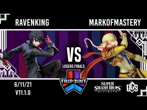 Tripoint Smash Test - Losers Finals - Ravenking(Joker) Vs. MarkofMastery(Sheik)