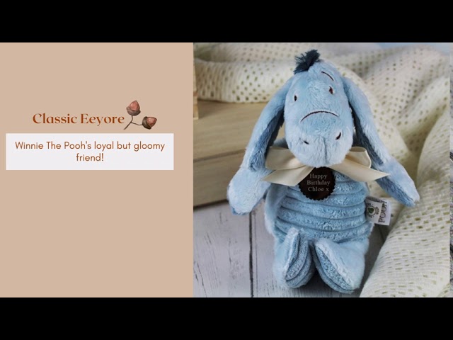 Vídeo relacionado con Official Disney Classic Winnie the Pooh & Friends Piglet - Soft Plush - Baby Gifts - Teddy Bear - Soft Toy by Rainbow Designs
