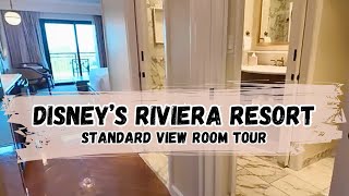 Disney's Riviera Resort | Deluxe Studio: Standard View Room Tour! 2025