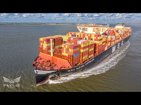 ONE OF THE BIGGEST CONTAINERSHIPS IN THE WORLD - MSC MICHEL CAPPELLINI - 24.346 TEU