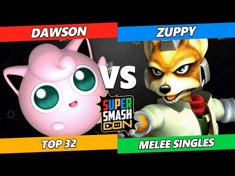 SSC 2023 - Dawson (Jigglypuff) Vs. Zuppy (Fox) Smash Melee Tournament