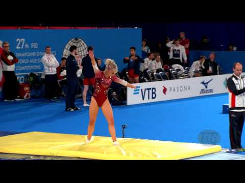 DAVIDSON Shanice (GBR) W - 2019 Trampoline Worlds, Tokyo (JPN) - Qualification Tumbling R2
