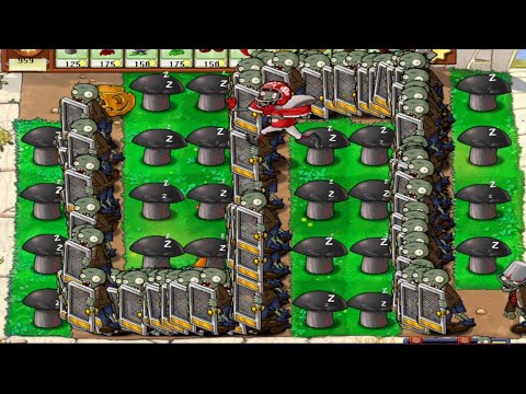 Plants Vs.Zombies : Doom-Shroom Vs 999 Zombies