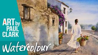 How To Paint a Scene From Ibiza in Watercolour