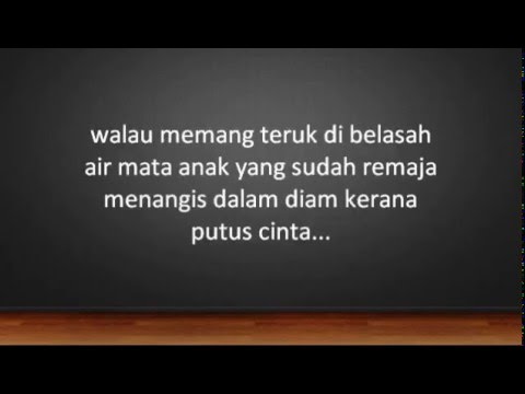 Joe Flizzow Feat ASH - Air Mata Lyric