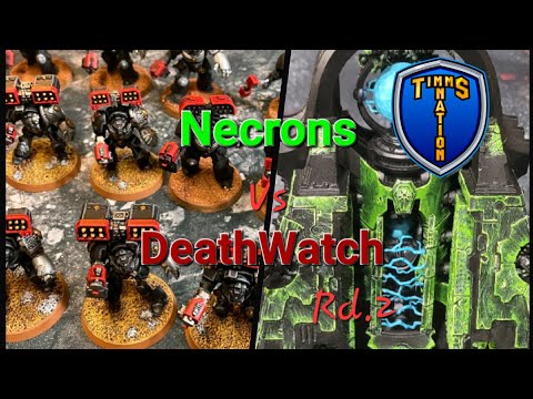Wednesday Warhammer Rematch Necrons Vs DeathWatch