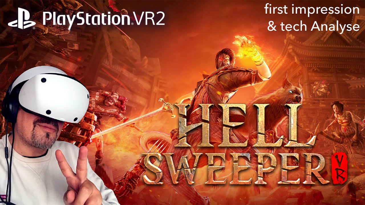 mo fun VR - Playstation VR2 - Hellsweeper VR / first impression & tech analyse