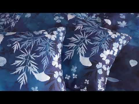 Clarissa Hulse Cyanotype Ink Blue Duvet Cover Set