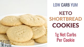 Keto Shortbread Cookies