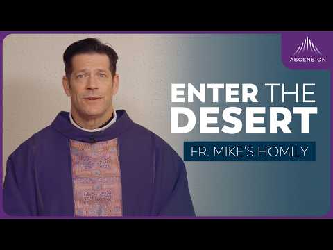 "The Place of the Way: The Desert" | 1st Sunday of Lent (Fr. Mike's Homily) #sundayhomily