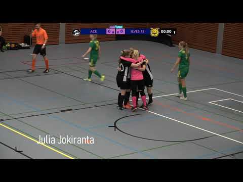 ACE - Ilves FS 2-1 (1-0) Naisten Futsal-Liiga 10.4.2021 Highlights