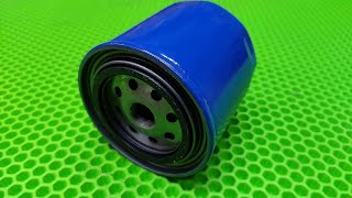 No one has ever recycled a car filter in this way. The village craftsman showed his tricks